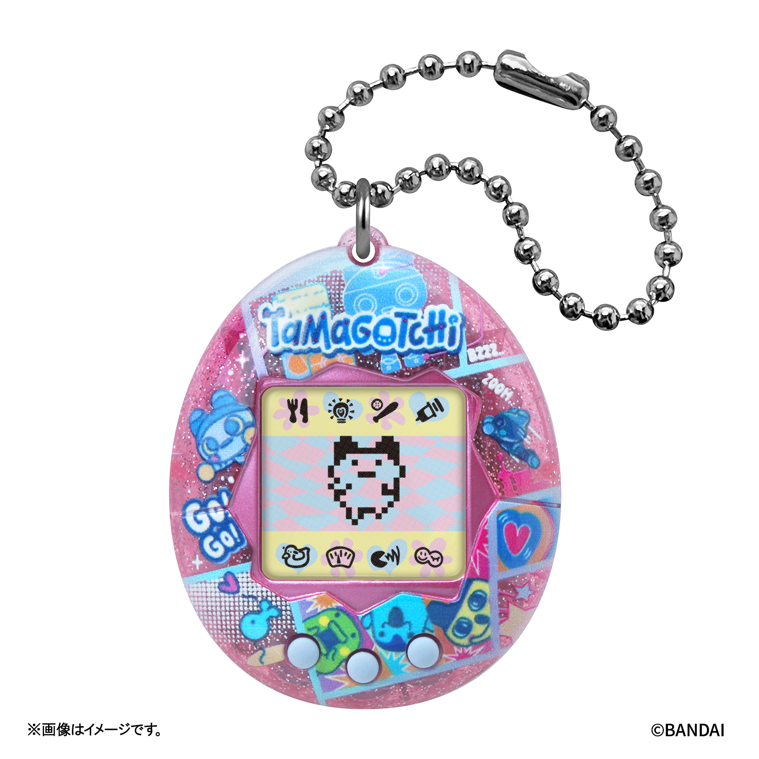 Original Tamagotchi Mametchi Robot and friends